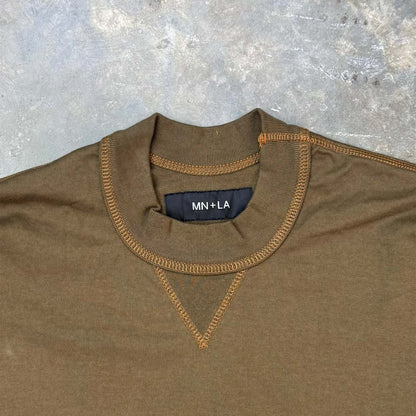 EXO™ MILITIA LONGSLEEVE TEE V3 IN OLIVE/RUST