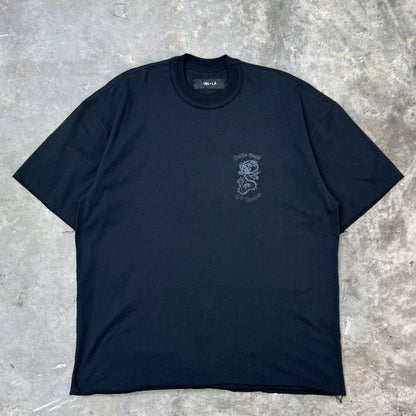 "YEAR OF THE DRAGON" TEE IN CAVIAR