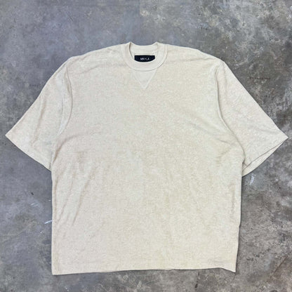 MILITIA MOCK TOWEL TEE IN OAT