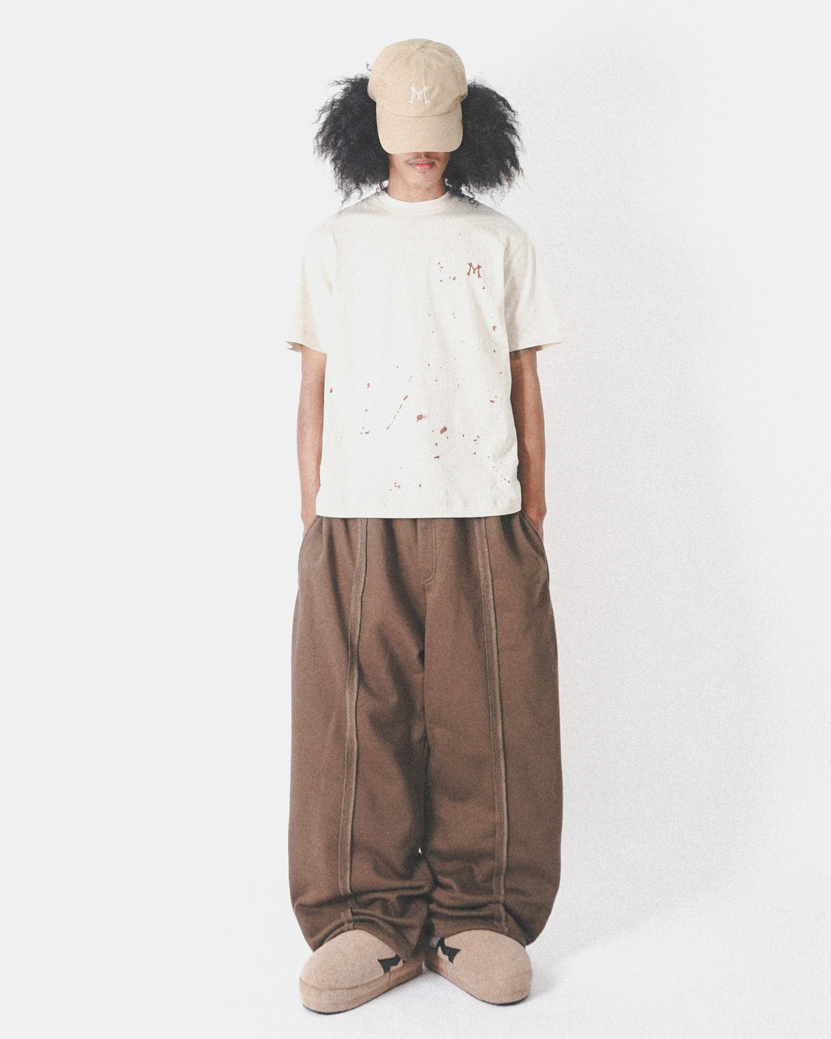 FORGED PANTS IN OLIVE