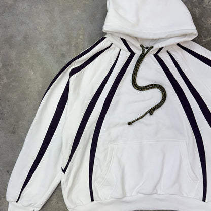 WEAVER HOODIE IN WHITE
