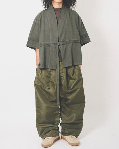 "MONARCH" S/S DRAPE IN FERN