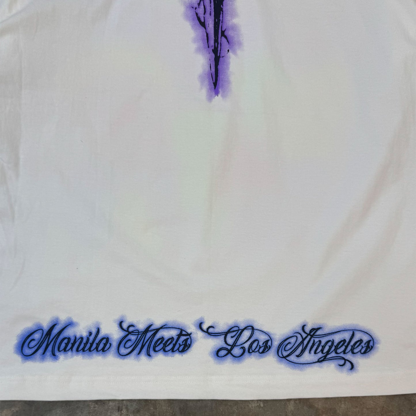 "CITY OF ANGELS" TEE IN WHITE