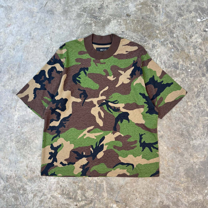 MOCK NECK TEE V3 IN FOREST CAMO