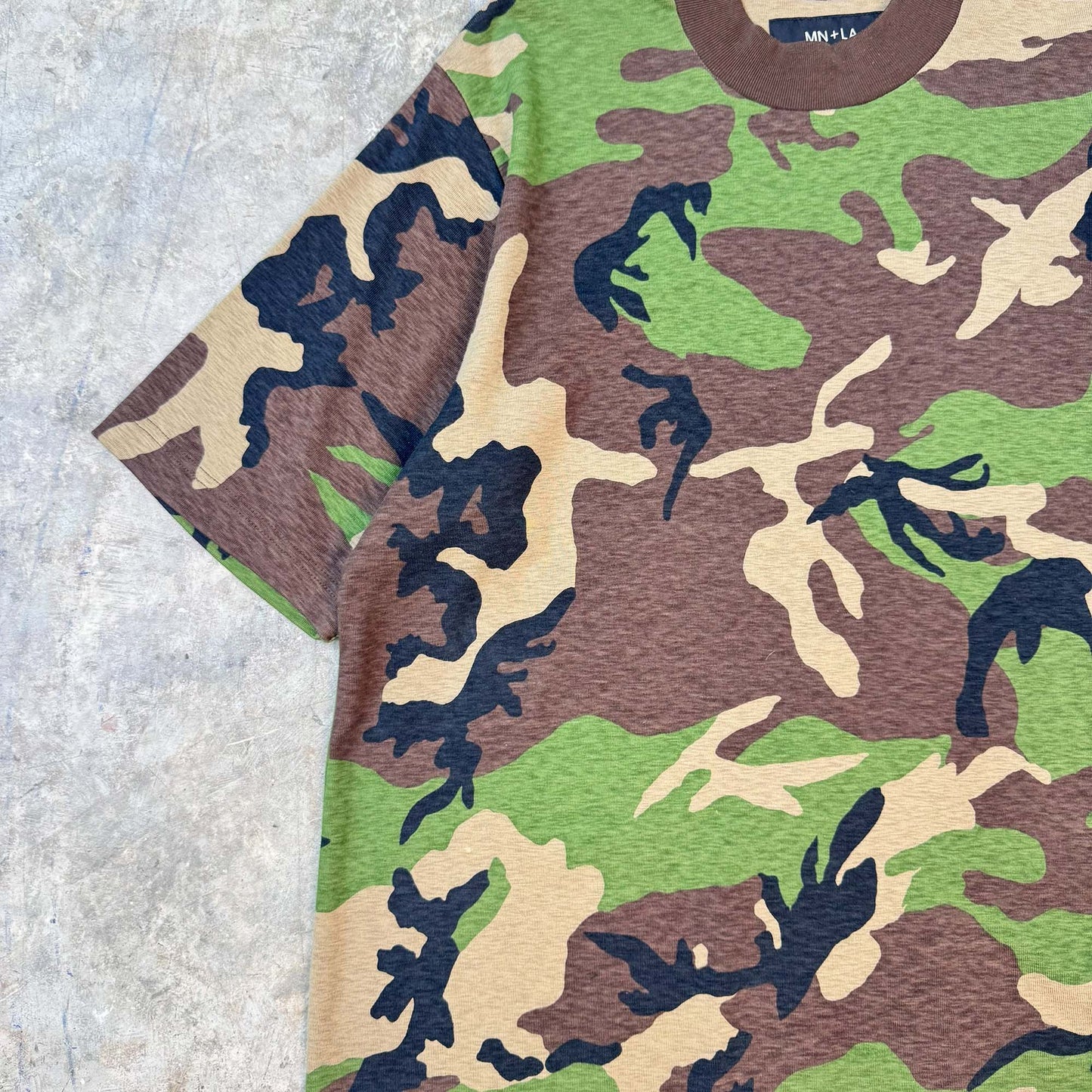 MOCK NECK TEE V3 IN FOREST CAMO