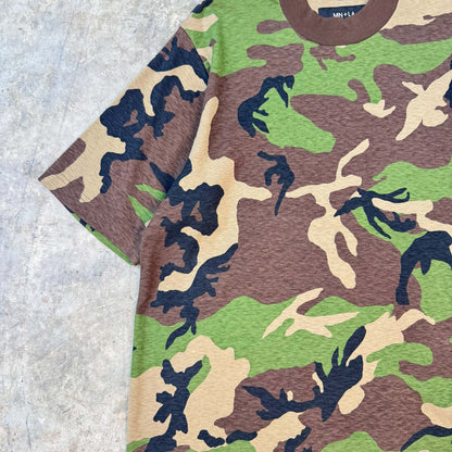 MOCK NECK TEE V3 IN FOREST CAMO