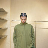 QUARTER ZIP L/S TEE IN FERN