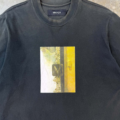 "MILLIONS" TEE IN CAVIAR