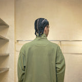 QUARTER ZIP L/S TEE IN FERN