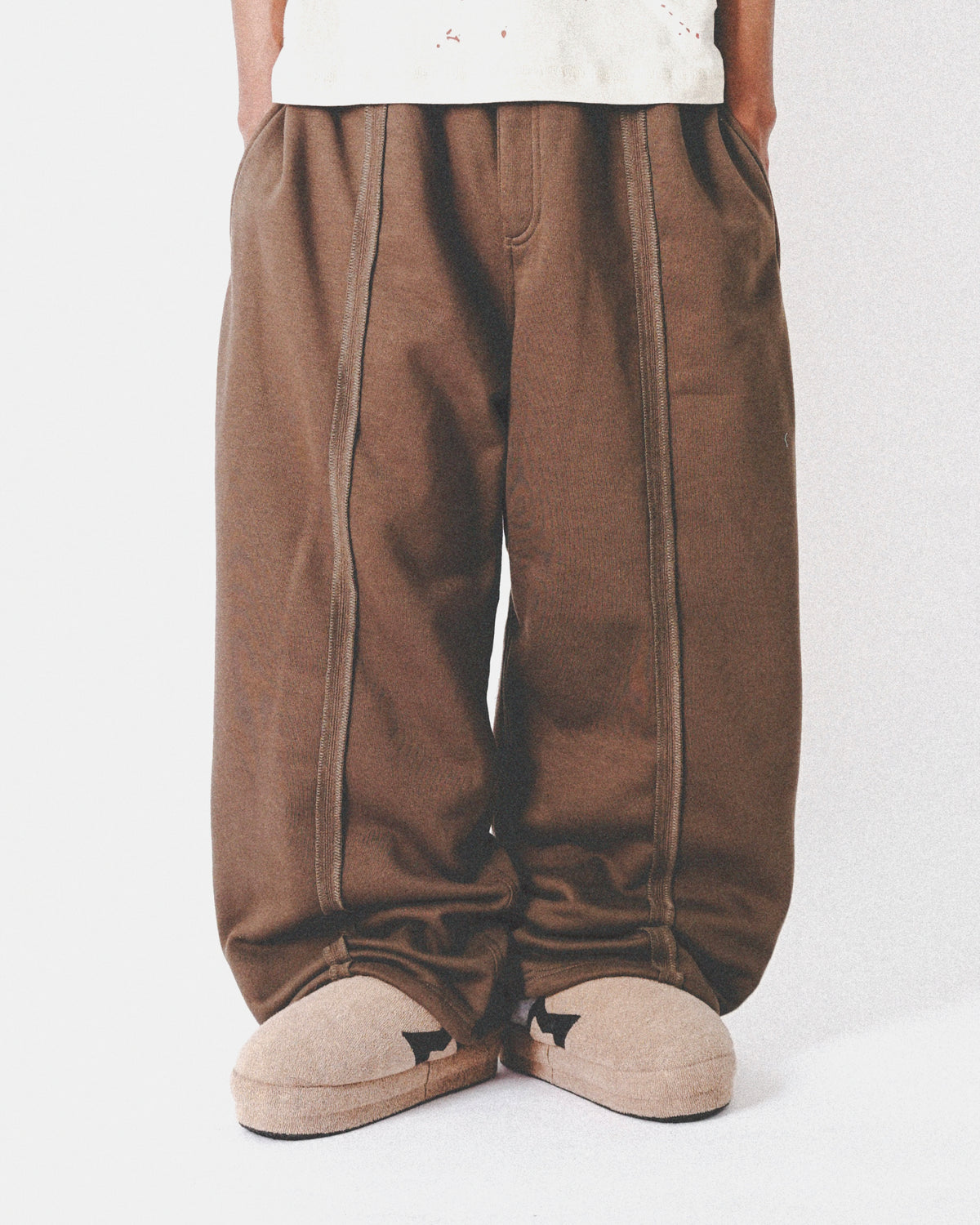FORGED PANTS IN OLIVE