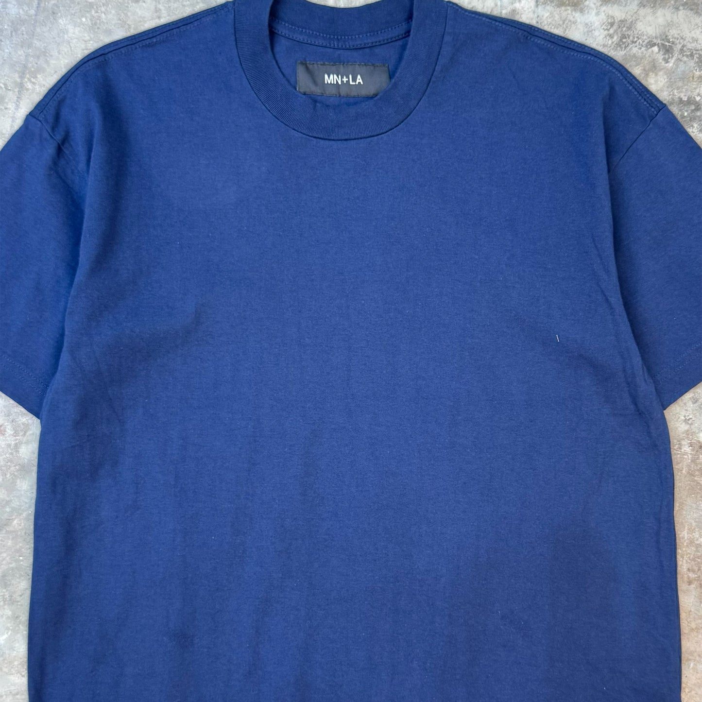 BOX TEE IN NAVY