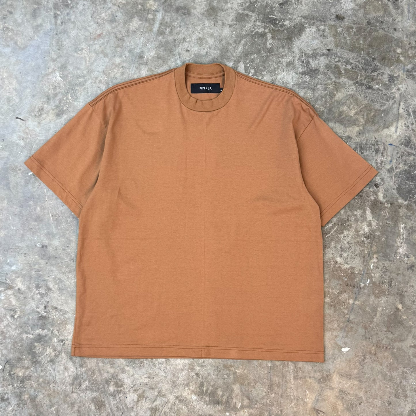 BOX TEE IN APRICOT