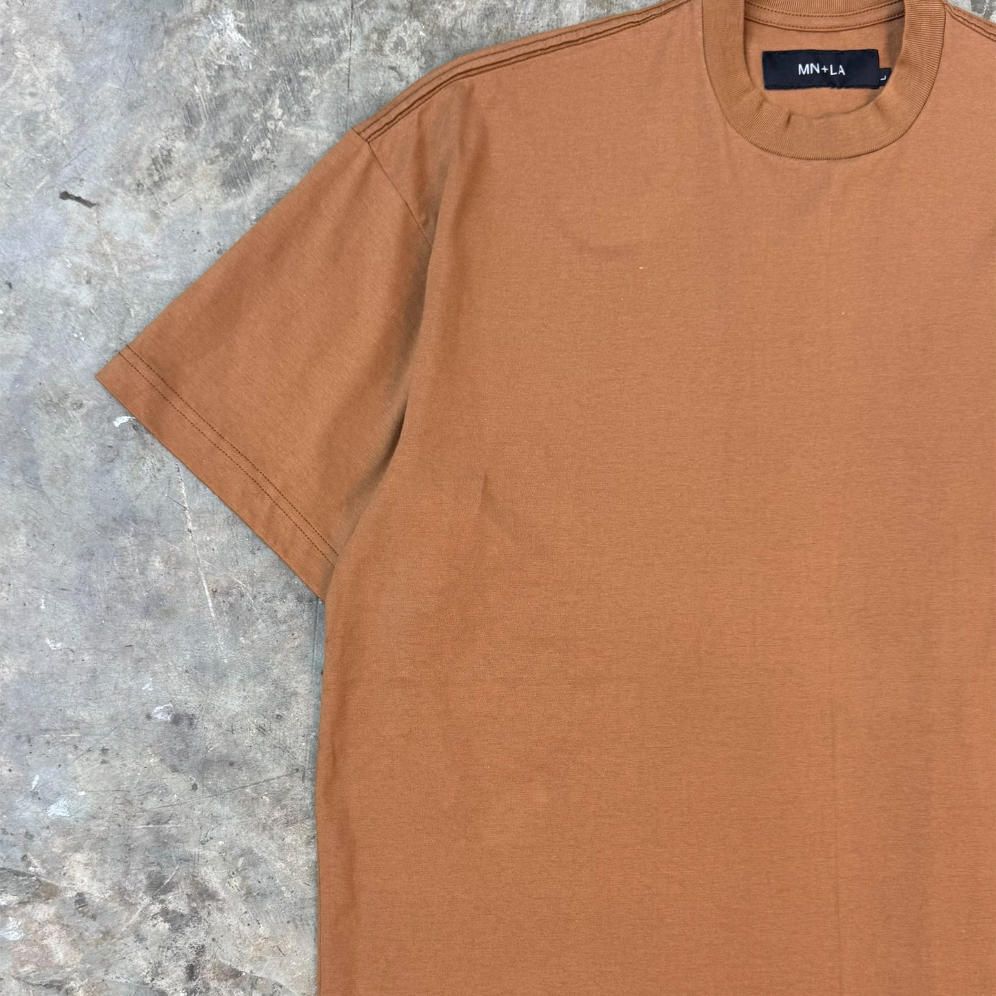 BOX TEE IN APRICOT