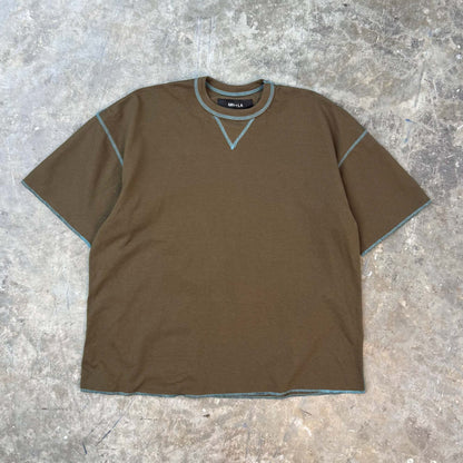 WAFFLE EXO™ MILITIA BOX TEE IN OLIVE