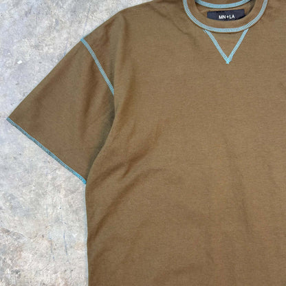 WAFFLE EXO™ MILITIA BOX TEE IN OLIVE