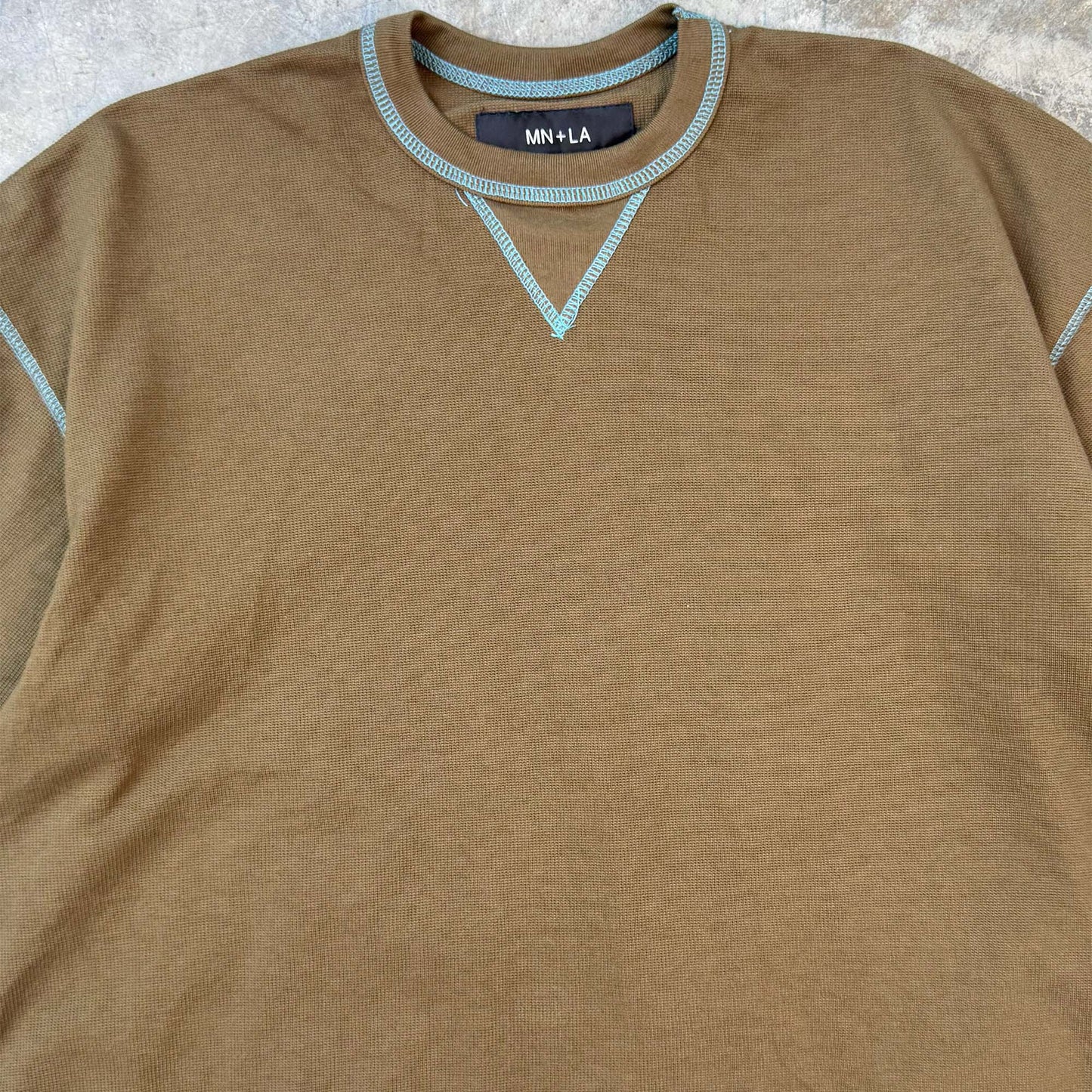 WAFFLE EXO™ MILITIA BOX TEE IN OLIVE