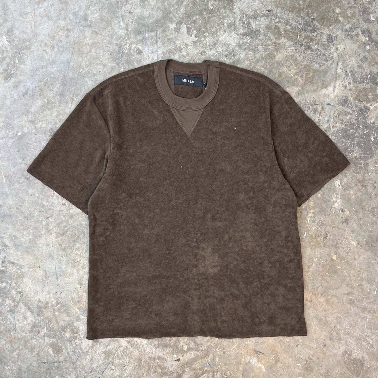 MILITIA MOCK NECK TEE V3 IN WOOD