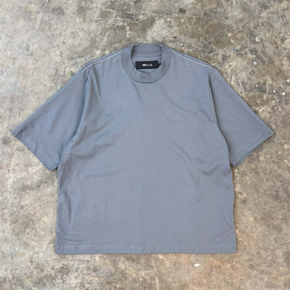 MOCK NECK TEE IN GLACIER