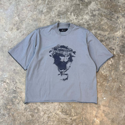 "CROWN OF THORNS" TEE IN GLACIER