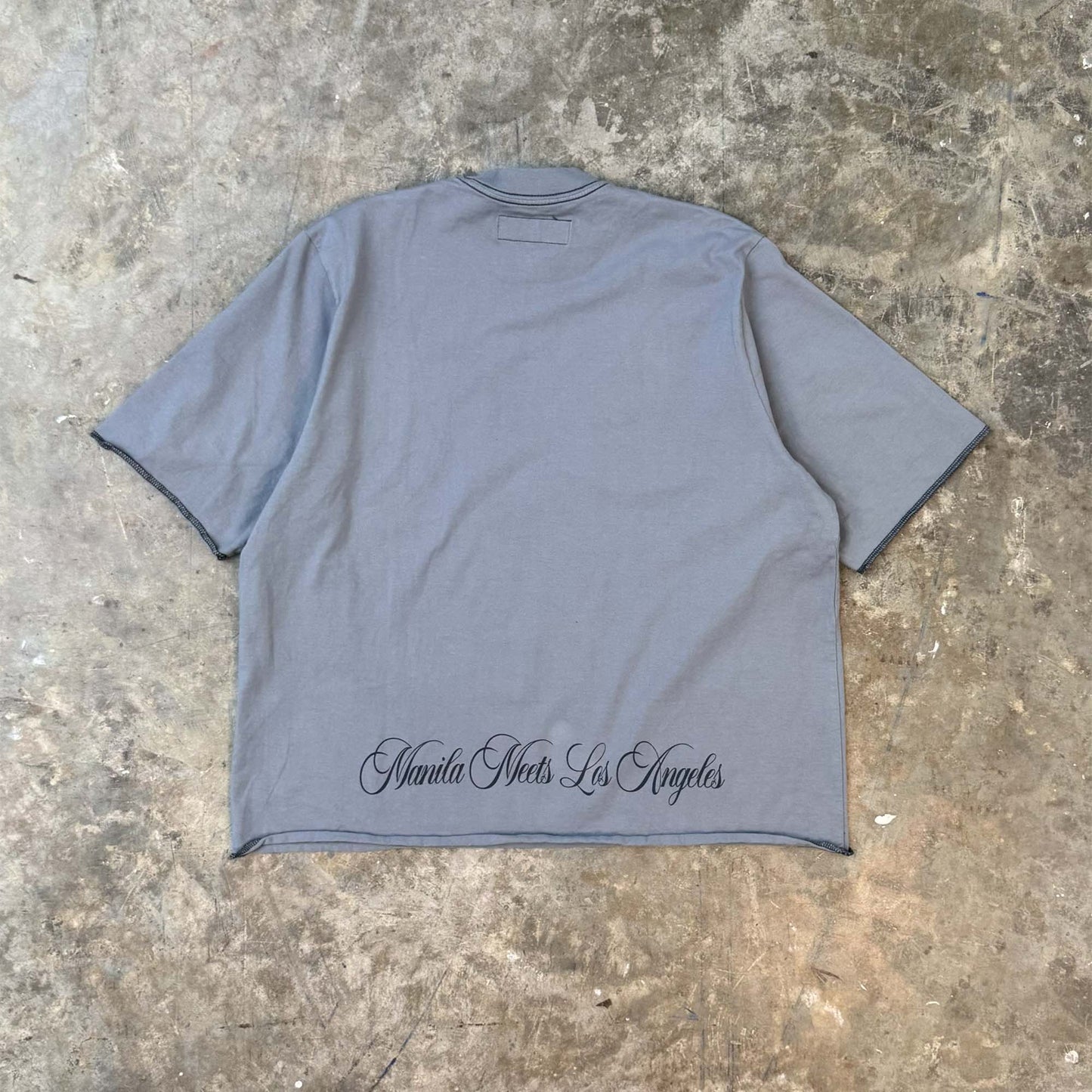 "CROWN OF THORNS" TEE IN GLACIER