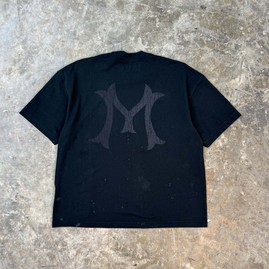 "HITTER" V3 PIQUE BOX TEE IN CAVIAR