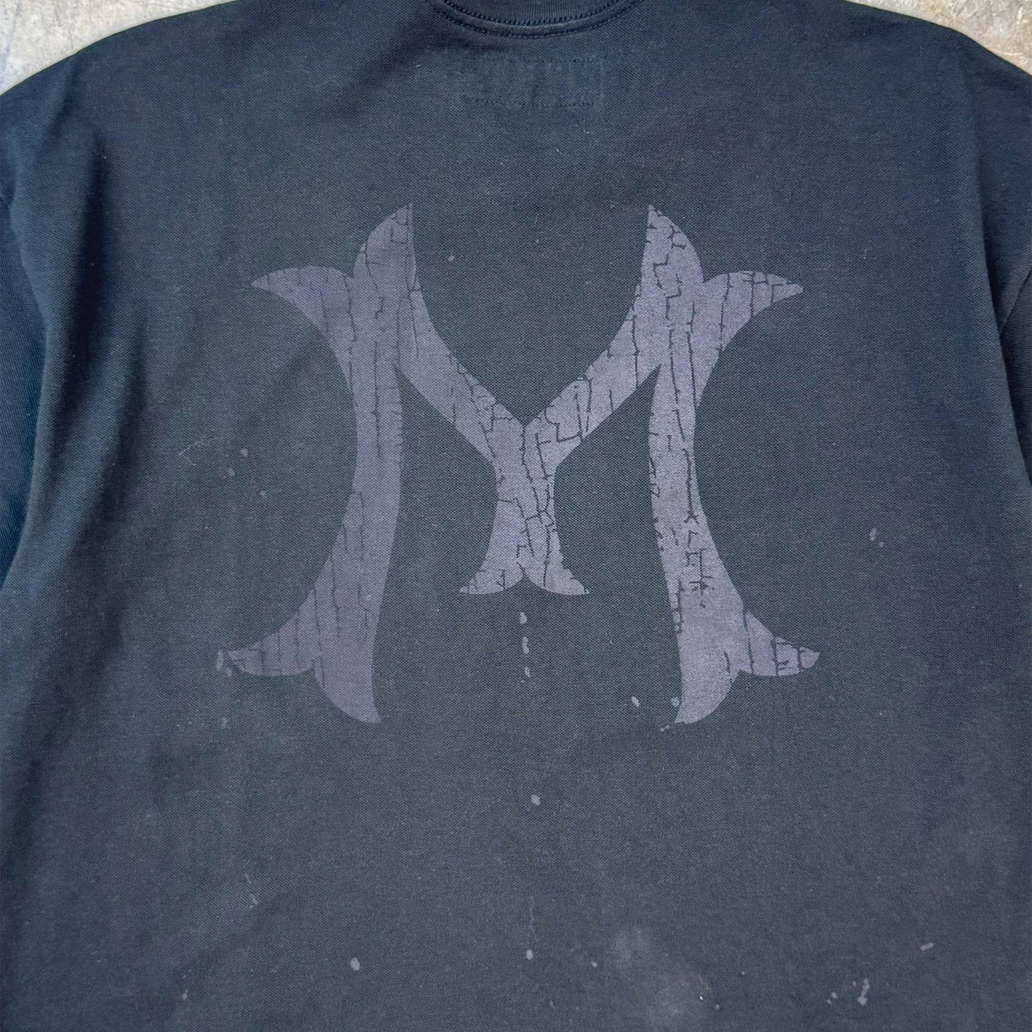"HITTER" V3 PIQUE BOX TEE IN CAVIAR