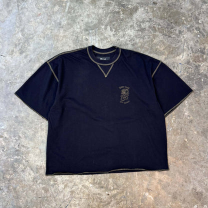 "YEAR OF THE DRAGON" MILITIA BOX TEE IN ANTHRACITE