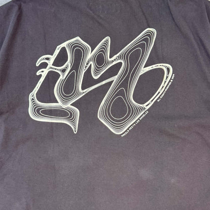 M'$ RIFT VAST TEE IN CHARCOAL GREY