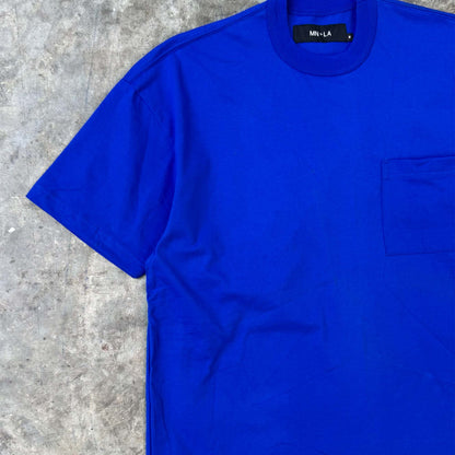 POCKET BOX TEE V4 IN ELECTRIC BLUE