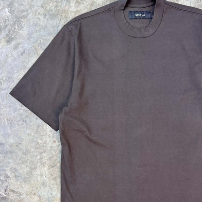 BOX TEE IN CHARCOAL GREY