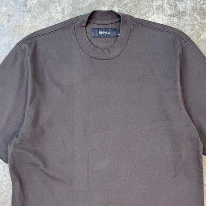 BOX TEE IN CHARCOAL GREY