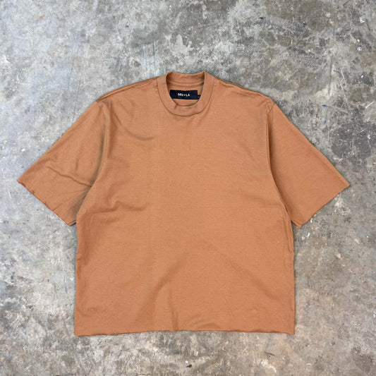 CHOP CHOP TEE IN APRICOT