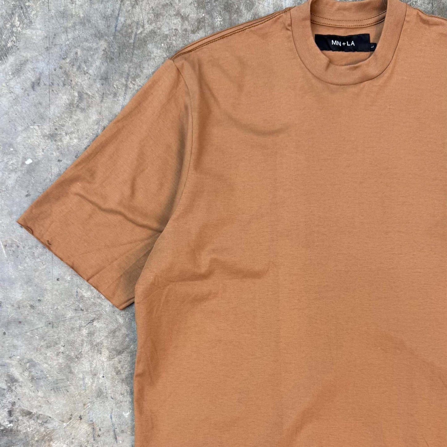 CHOP CHOP TEE IN APRICOT