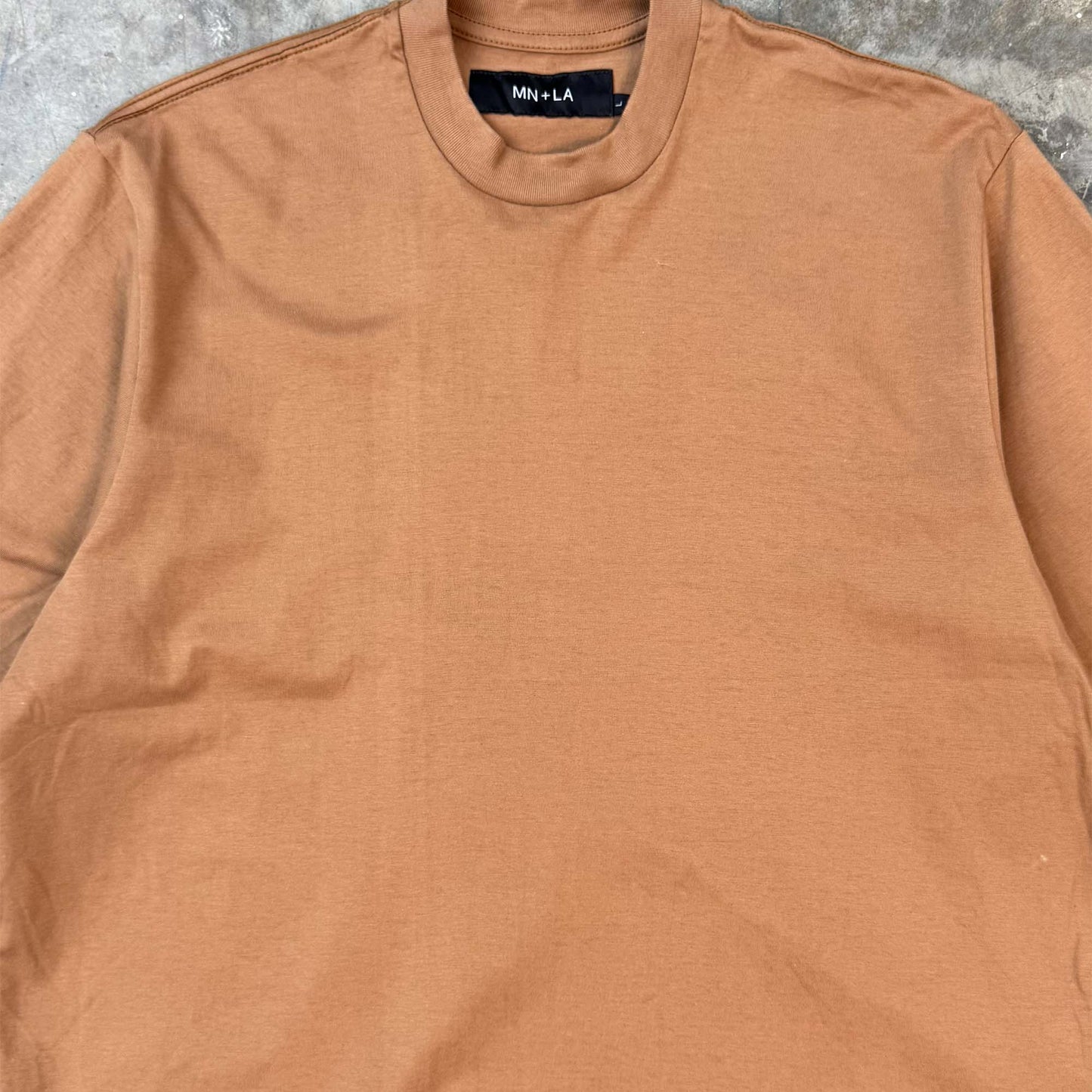 CHOP CHOP TEE IN APRICOT