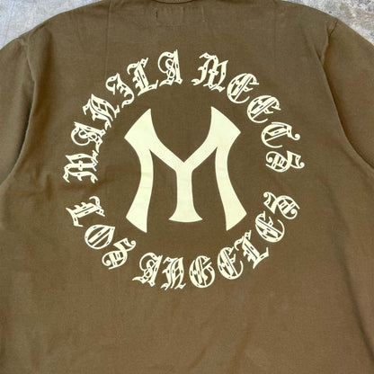 "HITTER" V2 MOCK NECK TEE IN OLIVE