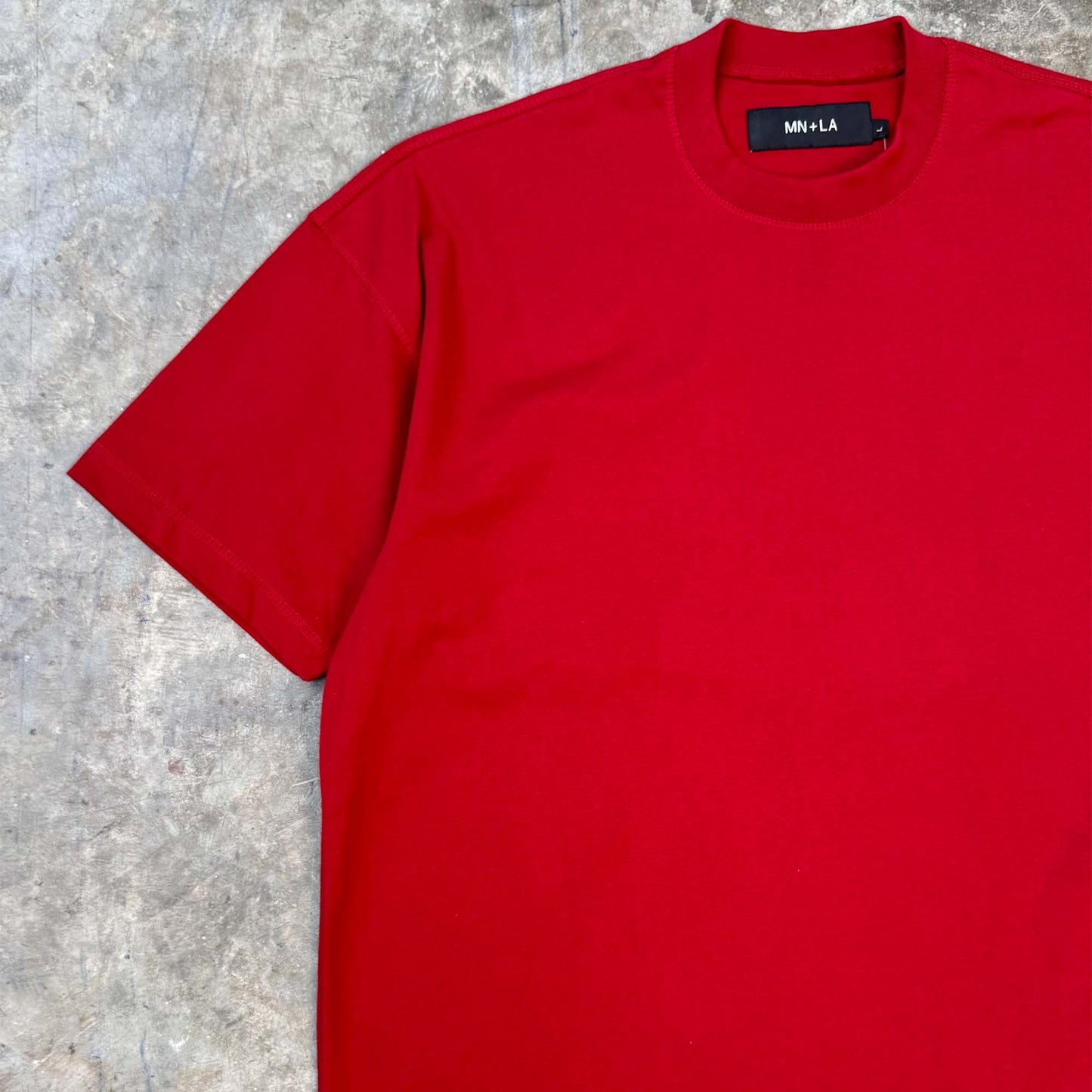 BOX TEE IN RARRI RED