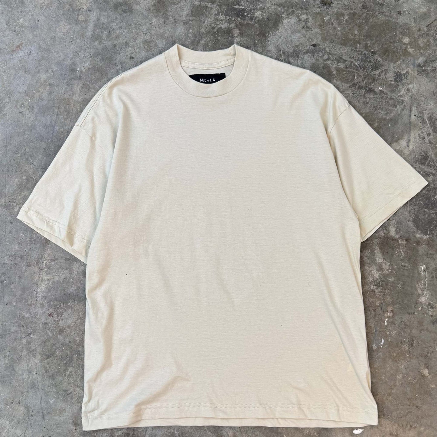 OVERSIZED LITE TEE IN OAT