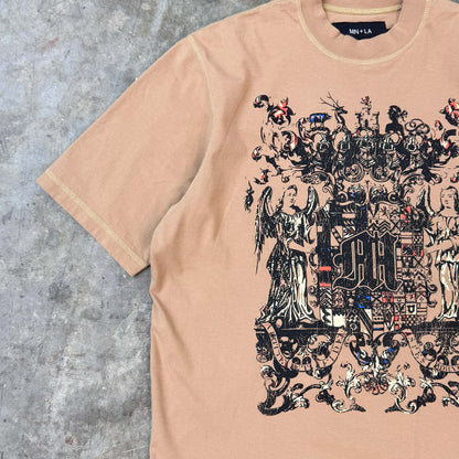 "M"$ DYNASTY" TEE IN WHEAT