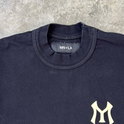 "HITTER" V2 MOCK NECK TEE IN ANTHRACITE