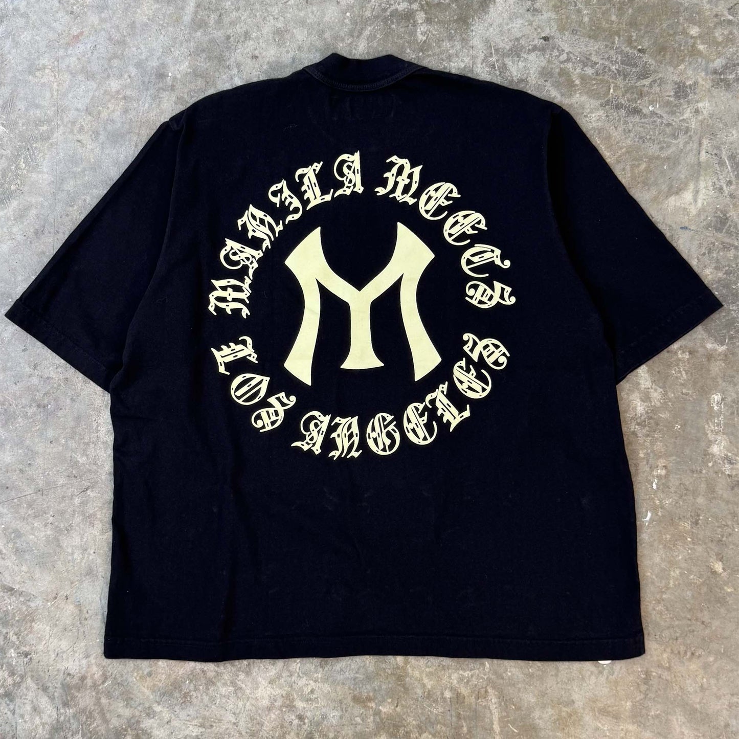 "HITTER" V2 MOCK NECK TEE IN ANTHRACITE
