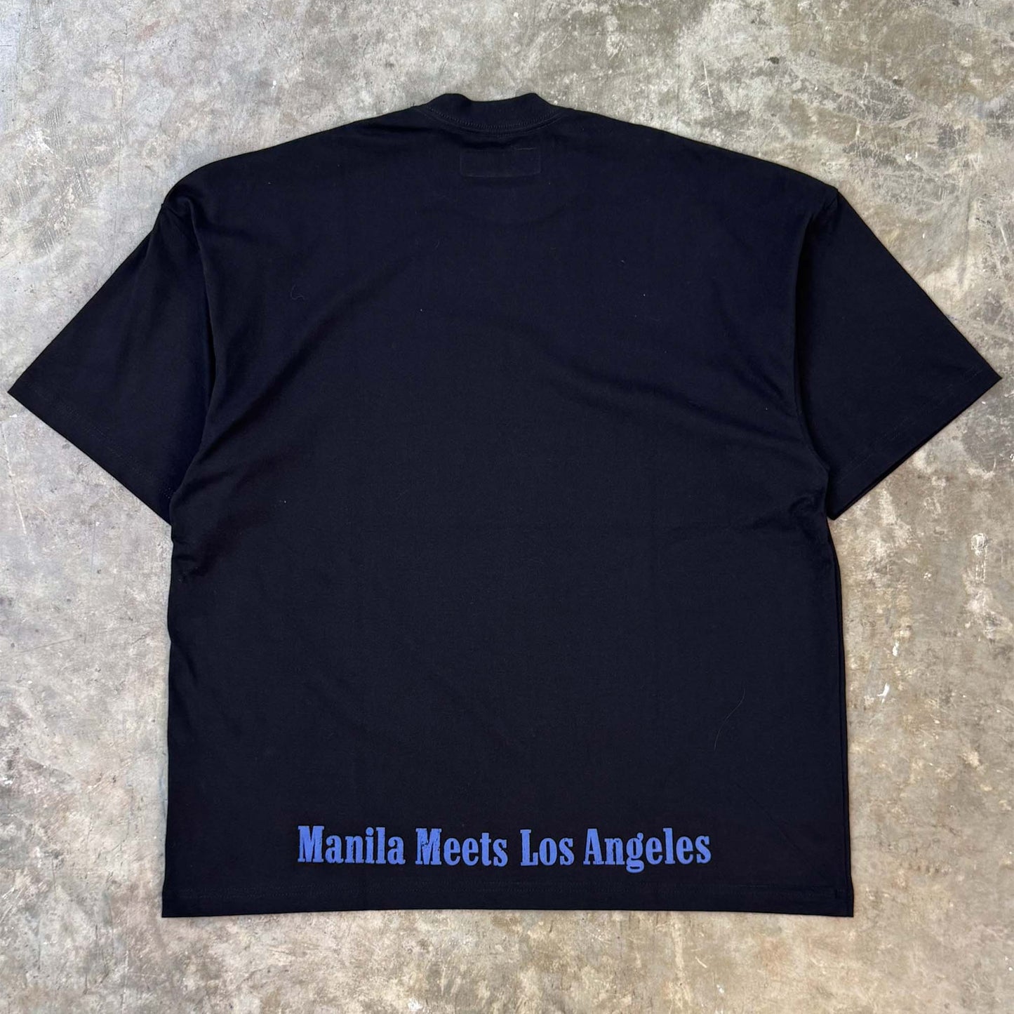 "HORSE POWER" TEE IN MIDNIGHT