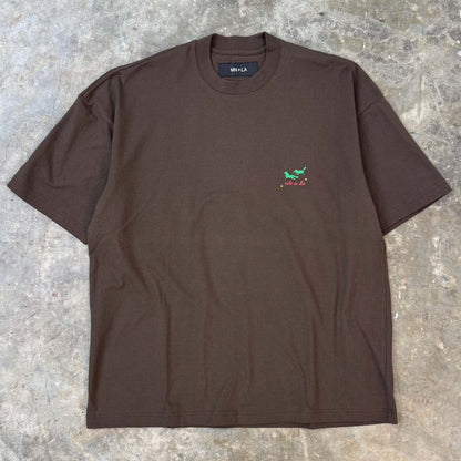 "RIDE OR DIE" TEE IN WOOD