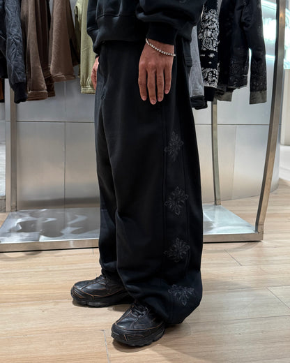 "IRON CROSS" PHAT PANTS IN CAVIAR