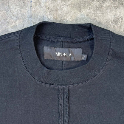 FORGED LONGSLEEVE TEE IN CAVIAR