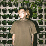 INSIDE OUT TOPSHELF TEE IN OLIVE