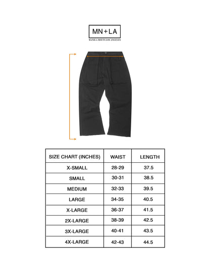 INCA BOOTCUT PANTS IN CAVIAR