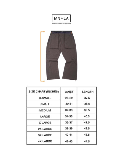 INCA BOOTCUT PANTS IN CHARCOAL GREY