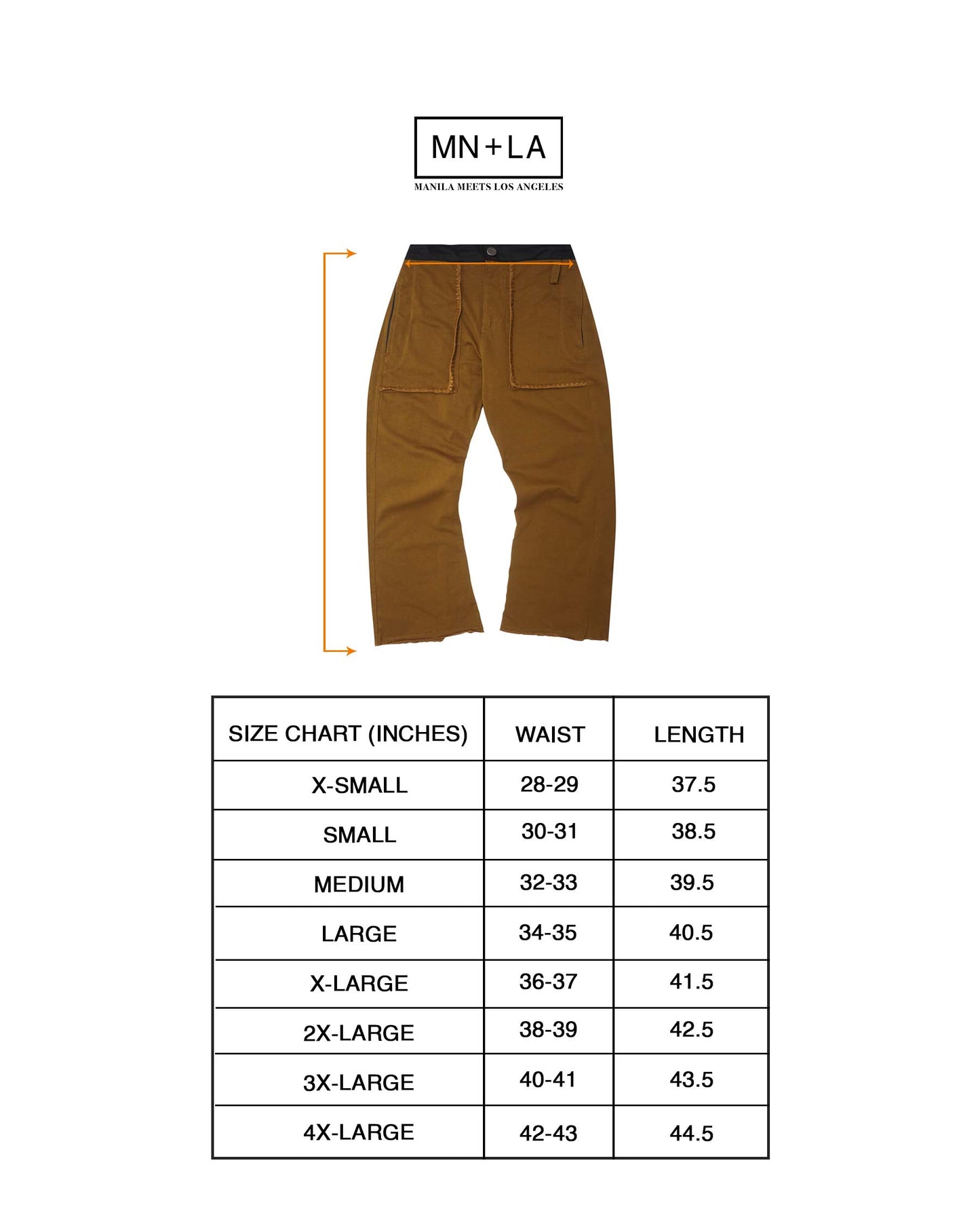 INCA BOOTCUT PANTS IN RUST