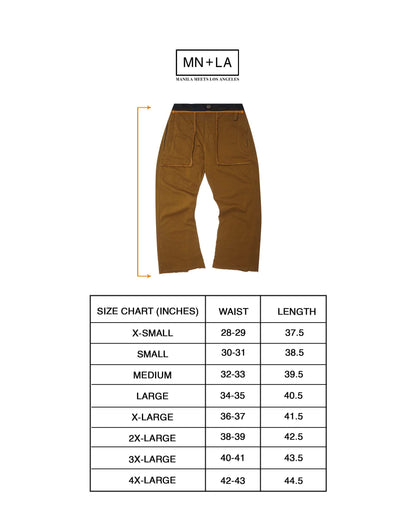 INCA BOOTCUT PANTS IN RUST