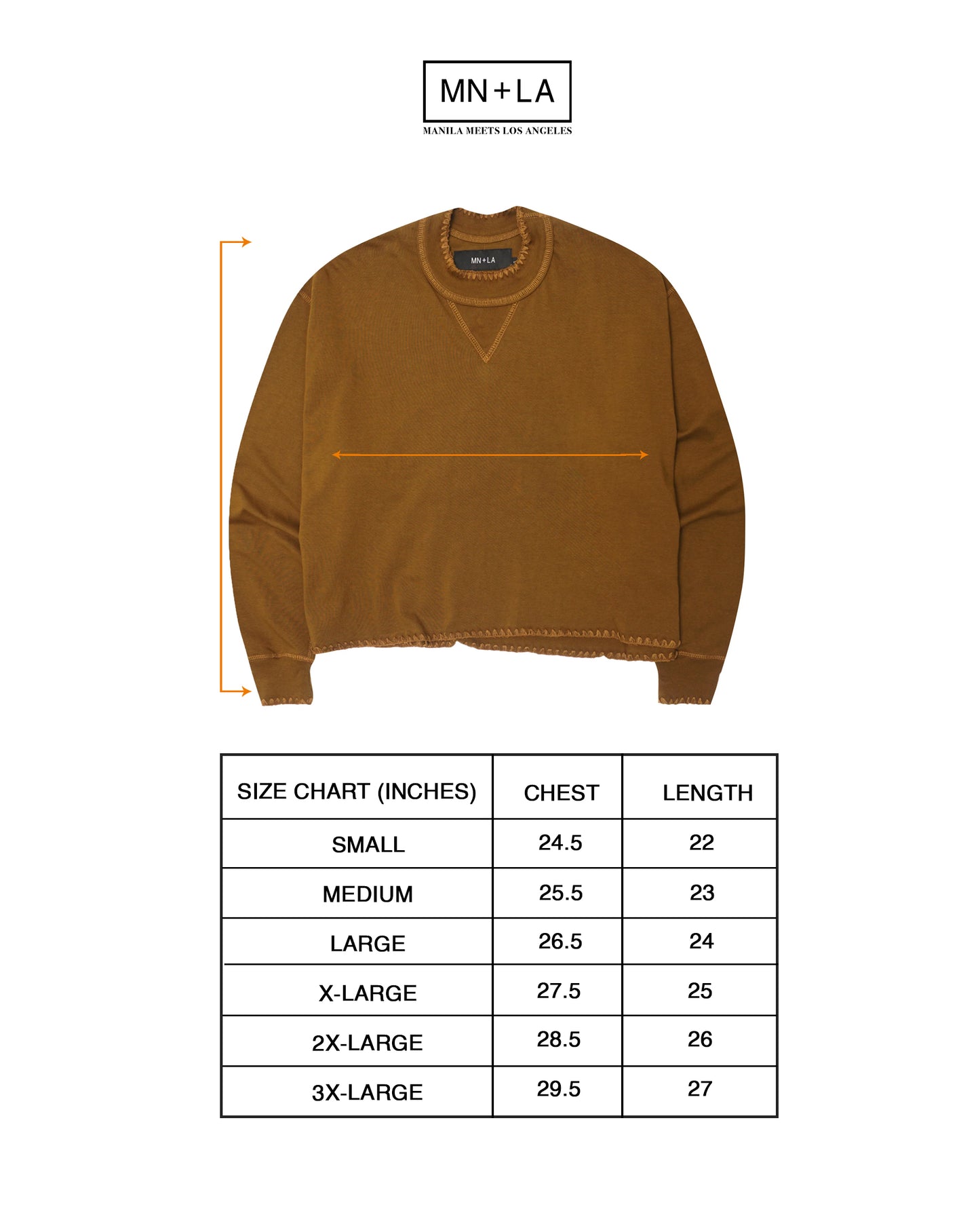INCA SWEATSHIRT IN RUST